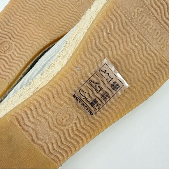 Soludos x Ceizer Let's Fly Away Smoking Slipper in Chambray Size 9 - Picture 10 of 12